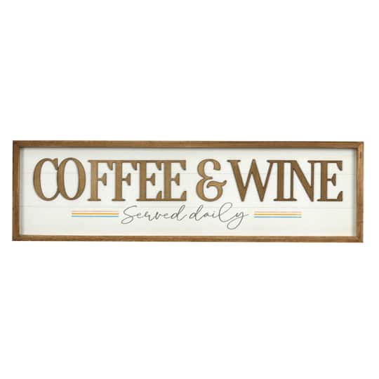 Coffee &#x26; Wine Wall Sign by Ashland&#xAE;